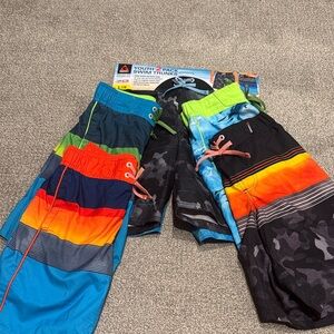 Gerry Colorful Youth Swim Trunk Bundle